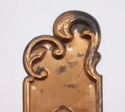 Pair Of 11.75 In. Coppered Brass Art Nouveau Door Push Plates -OGT Sale Store q280515 07