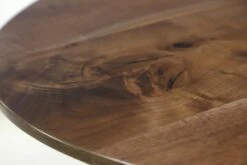 Handcrafted 4.5 Ft. Oval Walnut Tapered Leg Dining Table -OGT Sale Store q280553 05