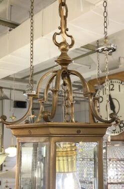 Traditional Cast Bronze Hexagon Beveled Glass Ceiling Lantern 19 Traditional Cast Bronze Hexagon Beveled Glass Ceiling Lantern -OGT Sale Store q281616 08