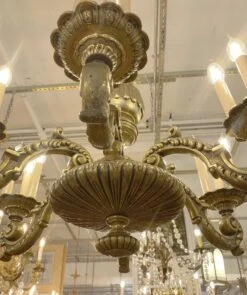 Antique 6 Arm 18 Light French Bronze Chandelier 27 Antique 6 Arm 18 Light French Bronze Chandelier -OGT Sale Store q281701 11