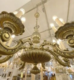 Antique 6 Arm 18 Light French Bronze Chandelier 29 Antique 6 Arm 18 Light French Bronze Chandelier -OGT Sale Store q281701 13