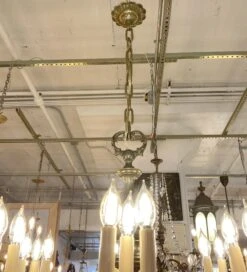 Antique 6 Arm 18 Light French Bronze Chandelier 31 Antique 6 Arm 18 Light French Bronze Chandelier -OGT Sale Store q281701 15
