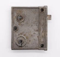 Antique M.H.C Reading Cast Iron Surface Rim Door Lock With Key 18 Antique M.H.C Reading Cast Iron Surface Rim Door Lock With Key -OGT Sale Store q281746 07