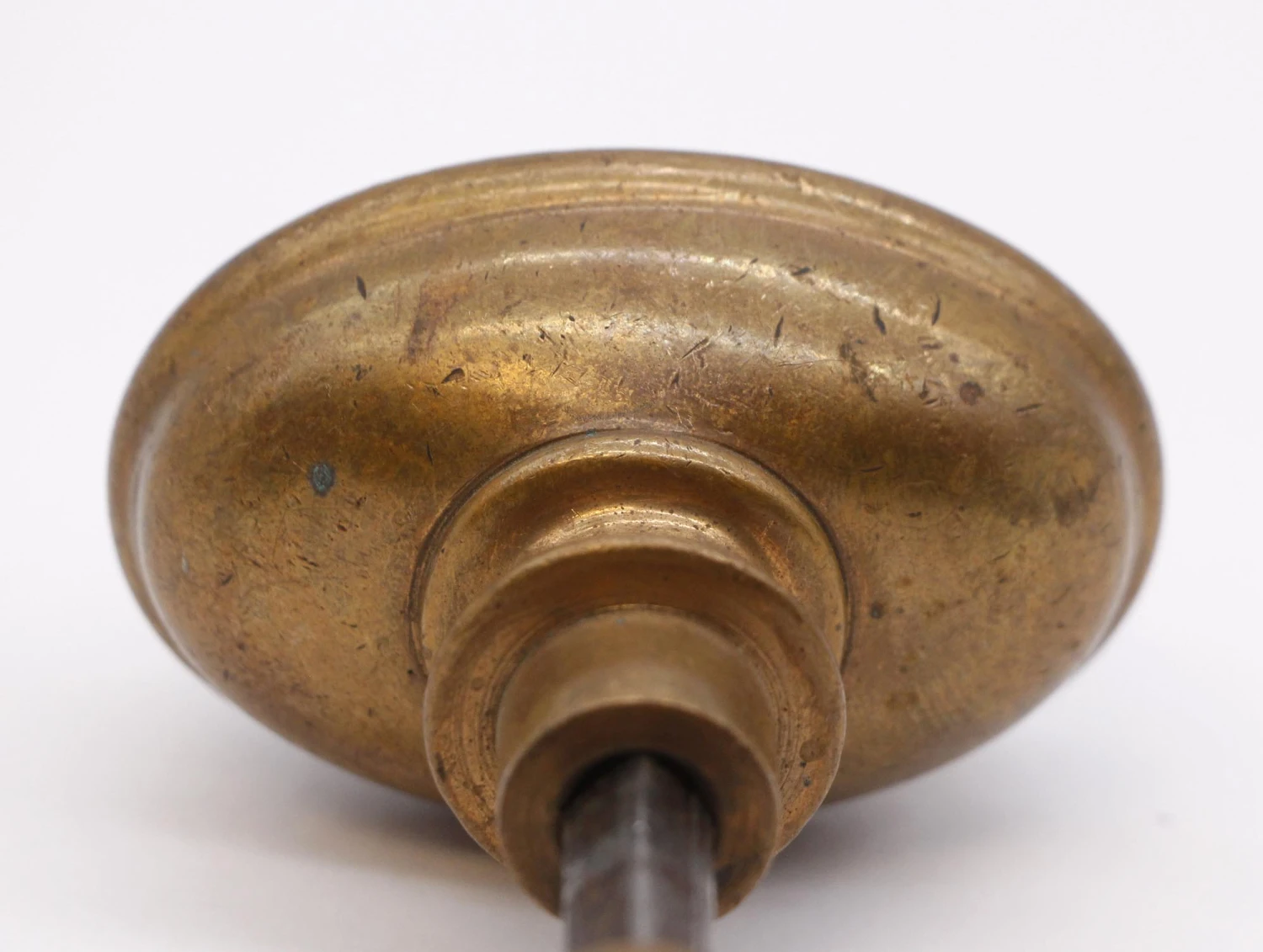 Pair Of Antique Cast Brass Oval Door Knobs 8 Pair Of Antique Cast Brass Oval Door Knobs - Image 6