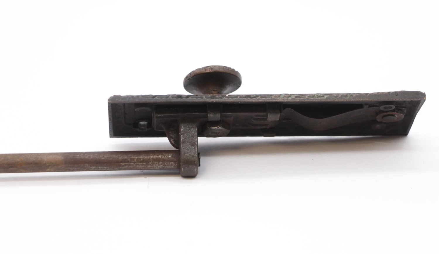 Antique Aesthetic Bronze Flush Mount Door Bolt 7 Antique Aesthetic Bronze Flush Mount Door Bolt - Image 5