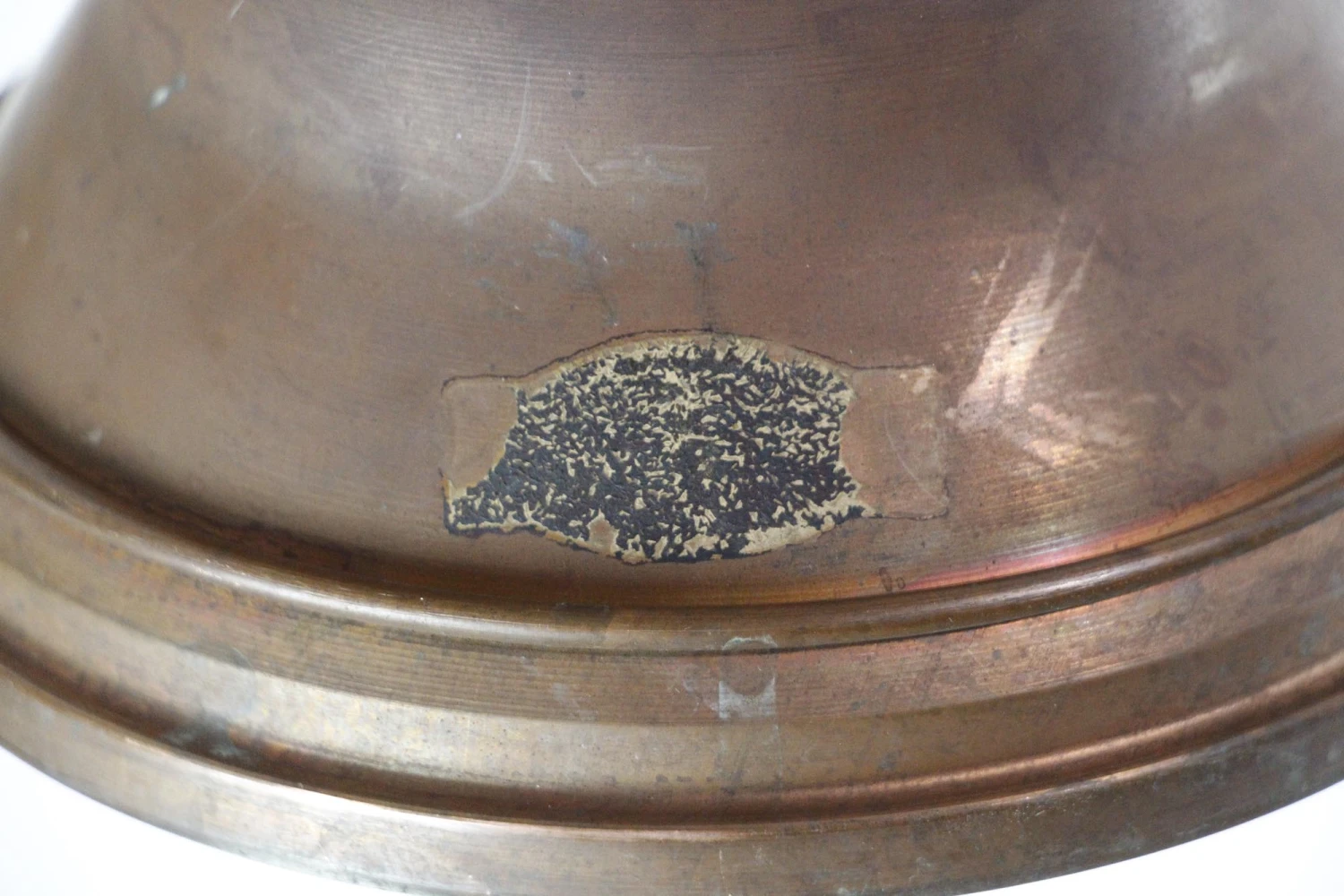 Reclaimed Philadelphia Civic Center Copper & Glass Stage Pendant Light 16 Reclaimed Philadelphia Civic Center Copper & Glass Stage Pendant Light - Image 14