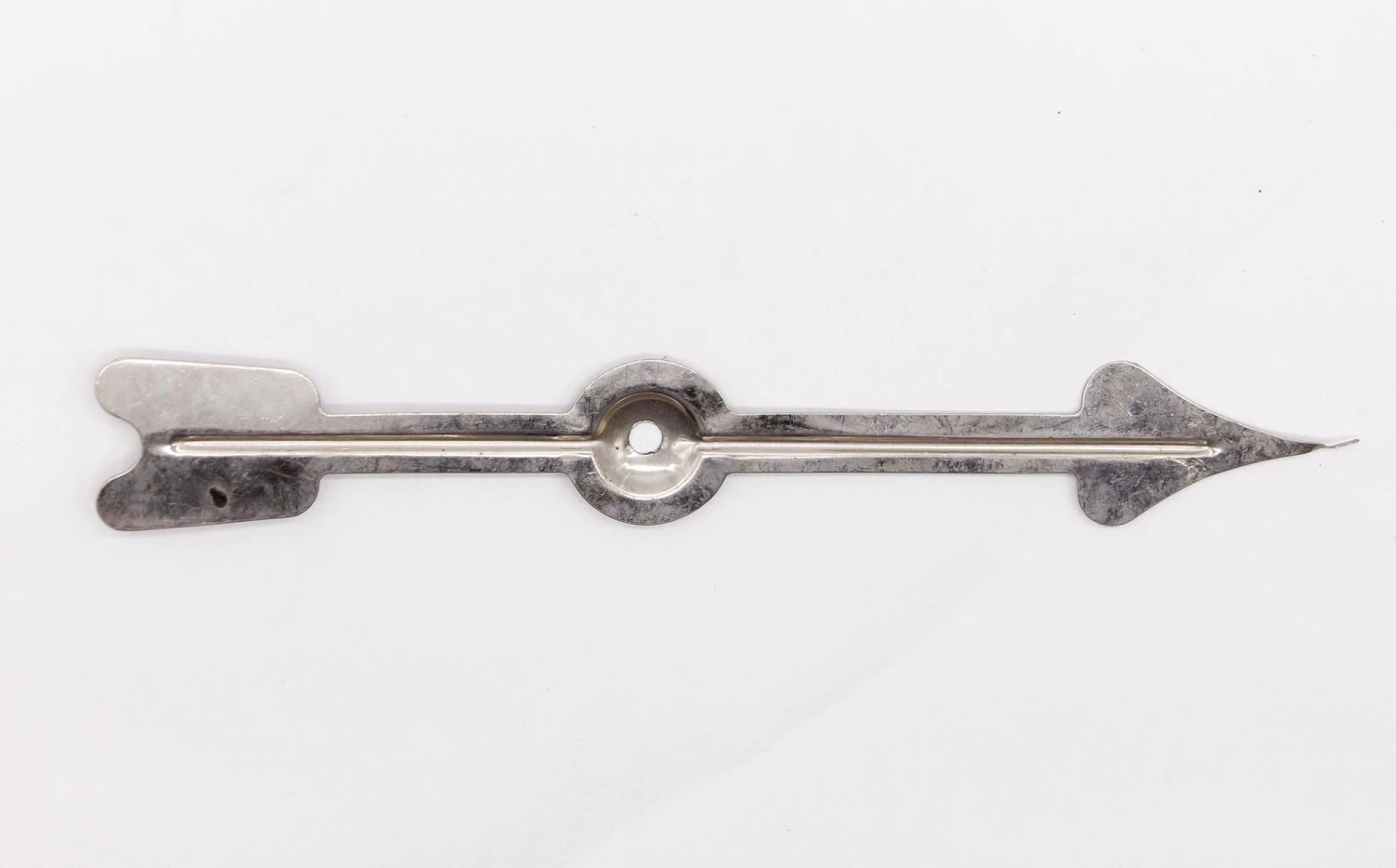 Vintage 7.25 In. Steel Temperature Gauge Arrow Dial 7 Vintage 7.25 In. Steel Temperature Gauge Arrow Dial - Image 5