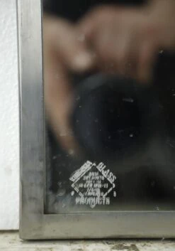 Reclaimed Industrial Nickel Framed Wall Mirror 36 X 34 13 Reclaimed Industrial Nickel Framed Wall Mirror 36 X 34 -OGT Sale Store q281808 04