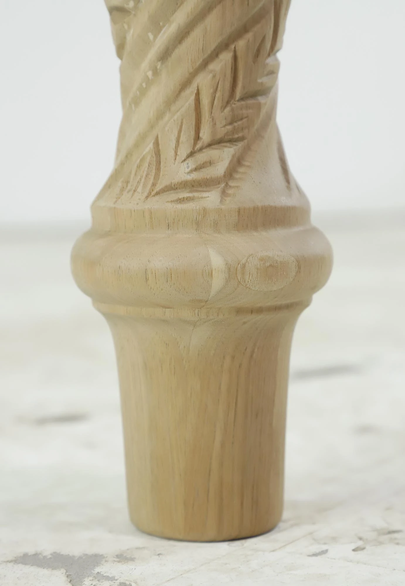 Set Of 4 Machine Carved Wooden Table Legs 9 Set Of 4 Machine Carved Wooden Table Legs - Image 7
