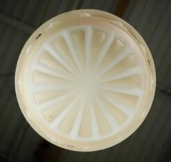 Prewar Antique Cast Milk Glass Figural Pendant Light -OGT Sale Store q281848 07