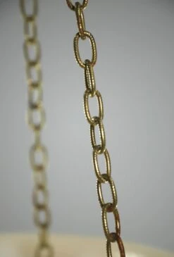 Prewar Antique Cast Milk Glass Figural Pendant Light -OGT Sale Store q281848 09