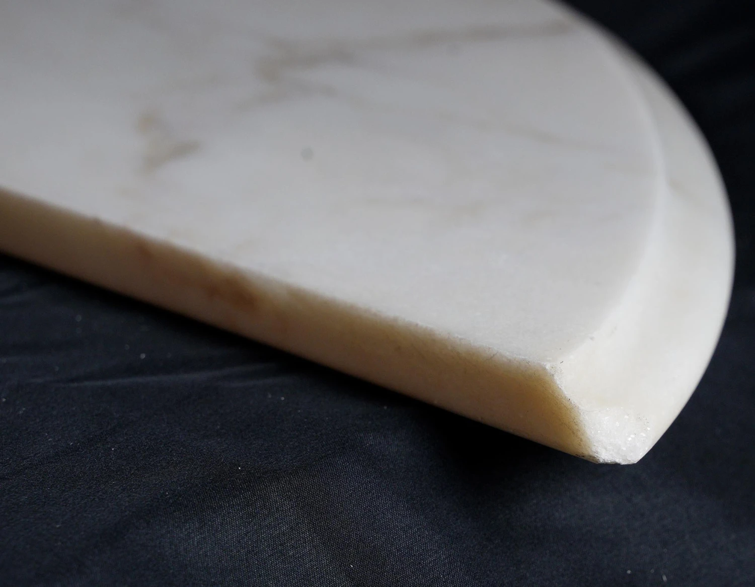 Portugal Made Rounded White Marble Tabletop 6 Portugal Made Rounded White Marble Tabletop - Image 4