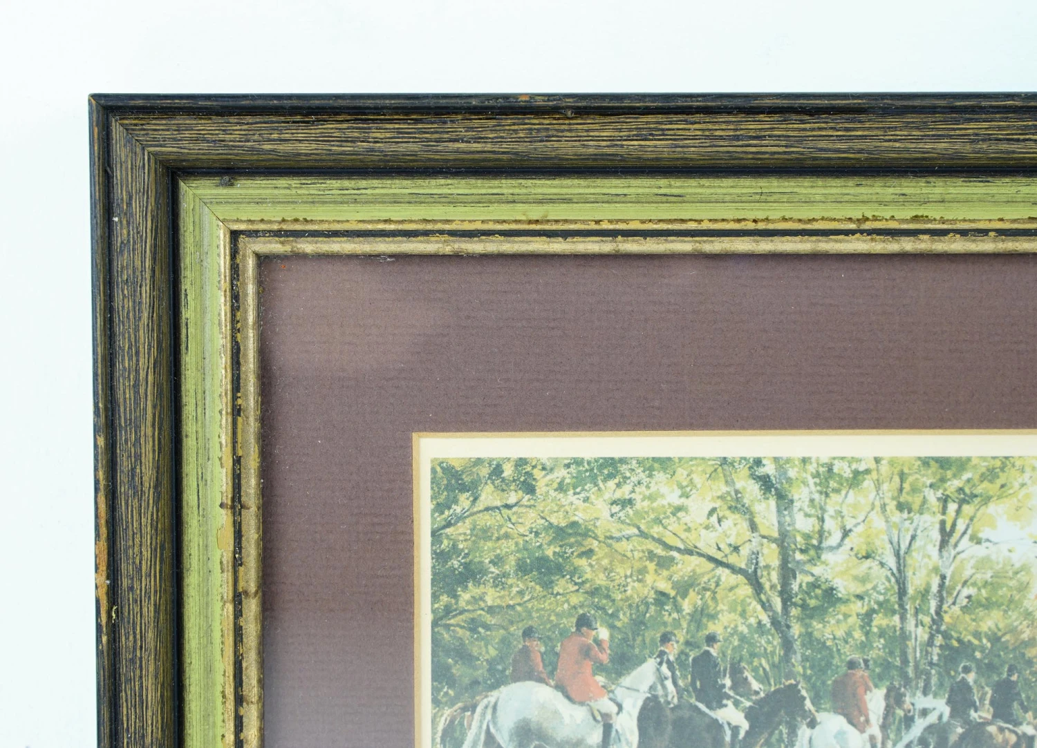 Richard Felden 1981 “Off To The Hunt Fox Valley Hunt Club” Framed Print 6 Richard Felden 1981 “Off To The Hunt Fox Valley Hunt Club” Framed Print - Image 4