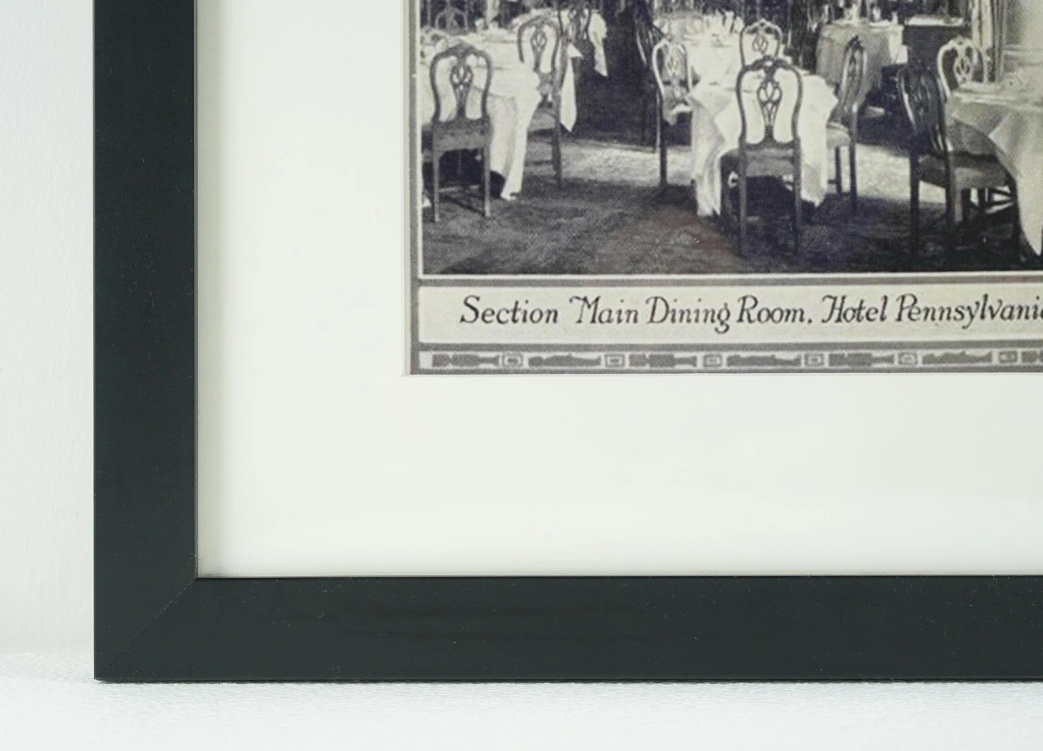 Hotel Pennsylvania Framed Matted The Main Dining Room Photograph 7 Hotel Pennsylvania Framed Matted The Main Dining Room Photograph - Image 5