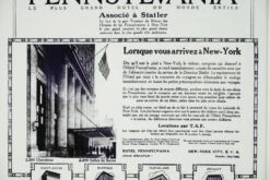 1920 Framed French The Hotel Pennsylvania Advertisement 13 1920 Framed French The Hotel Pennsylvania Advertisement -OGT Sale Store q281952 04