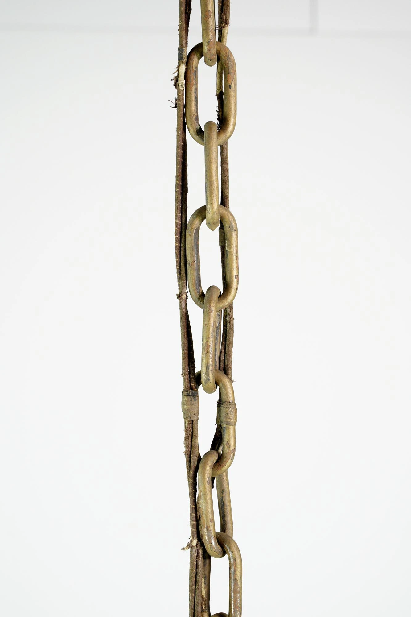 Traditional Gold Painted Steel White Glass Panels Hanging Lantern 14 Traditional Gold Painted Steel White Glass Panels Hanging Lantern - Image 12