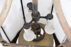 Traditional Gold Painted Steel White Glass Panels Hanging Lantern 30 Traditional Gold Painted Steel White Glass Panels Hanging Lantern -OGT Sale Store q281957 14