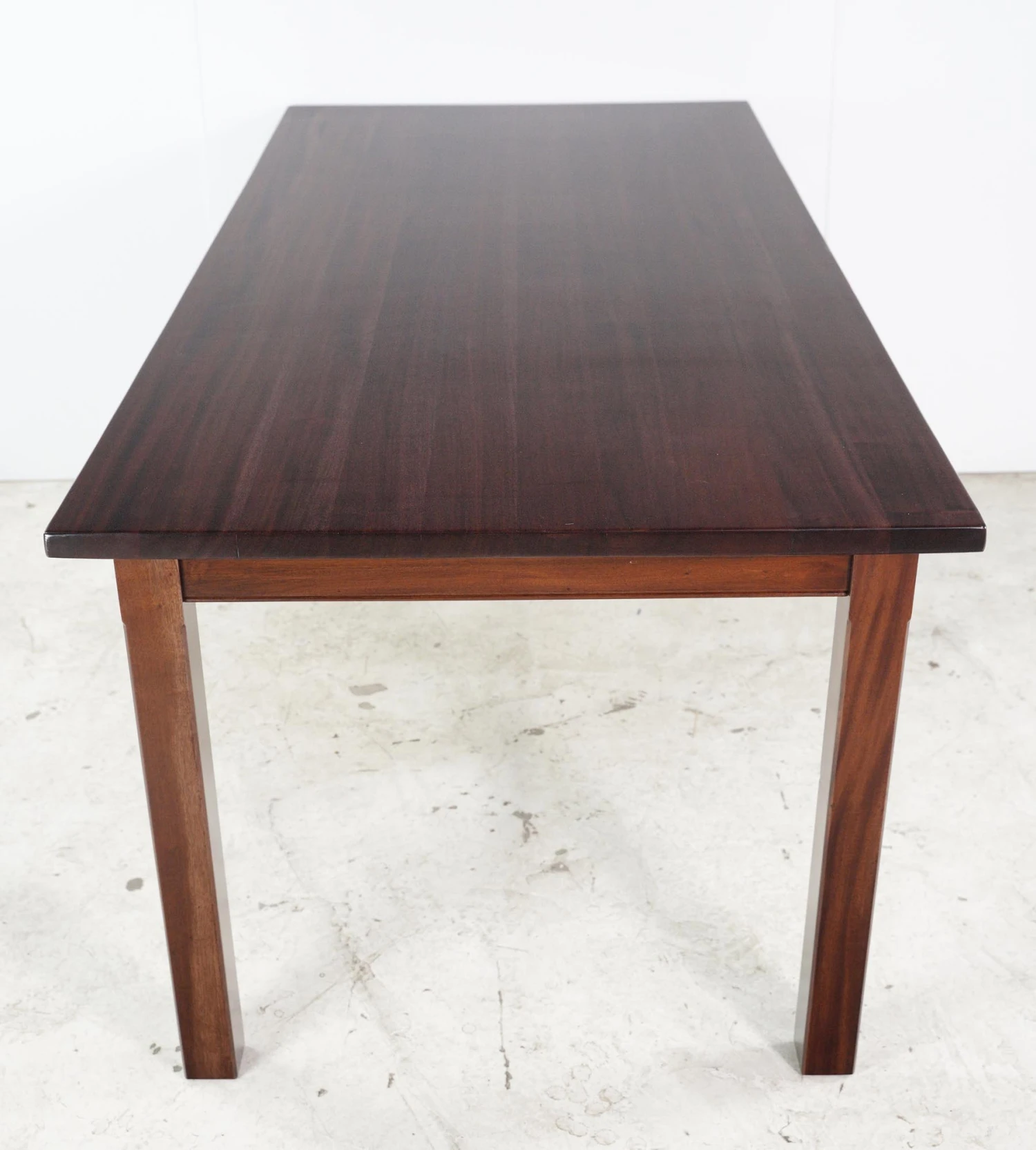 Handcrafted 6 Ft. Mahogany Square Legs Dining Room Table 7 Handcrafted 6 Ft. Mahogany Square Legs Dining Room Table - Image 5