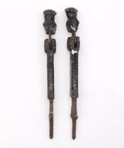 Pair Of Antique Figural Cast Iron Window Shutter Drop Pulls 17 Pair Of Antique Figural Cast Iron Window Shutter Drop Pulls -OGT Sale Store q282366 08