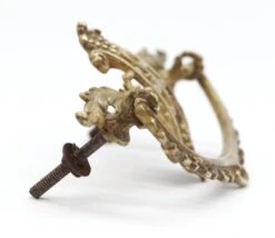 Pair Of French Polished Brass Cut Out Bail Drawer Pulls 14 Pair Of French Polished Brass Cut Out Bail Drawer Pulls -OGT Sale Store q282384 06