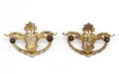 Pair Of French Polished Brass Cut Out Bail Drawer Pulls 15 Pair Of French Polished Brass Cut Out Bail Drawer Pulls -OGT Sale Store q282384 07