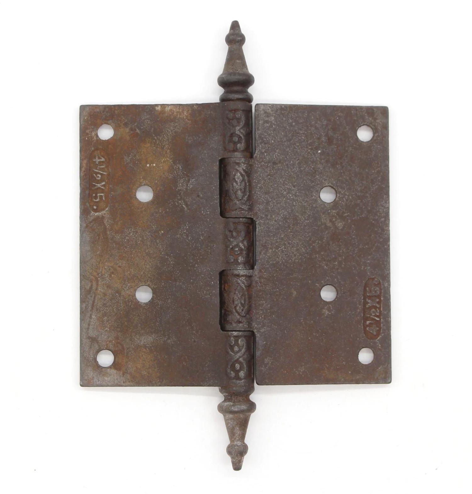 Antique 5 X 4.5 Cast Iron Victorian Steeple Tip Butt Door Hinge 6 Antique 5 X 4.5 Cast Iron Victorian Steeple Tip Butt Door Hinge - Image 4