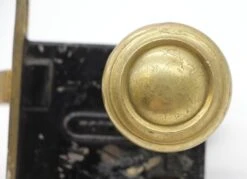 Antique Norwalk Concentric Brass Passage Door Knob Set 19 Antique Norwalk Concentric Brass Passage Door Knob Set -OGT Sale Store q282435 05