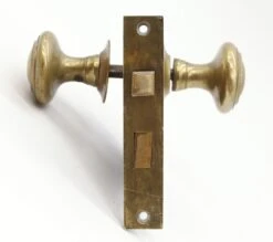 Antique Norwalk Concentric Brass Passage Door Knob Set 23 Antique Norwalk Concentric Brass Passage Door Knob Set -OGT Sale Store q282435 09