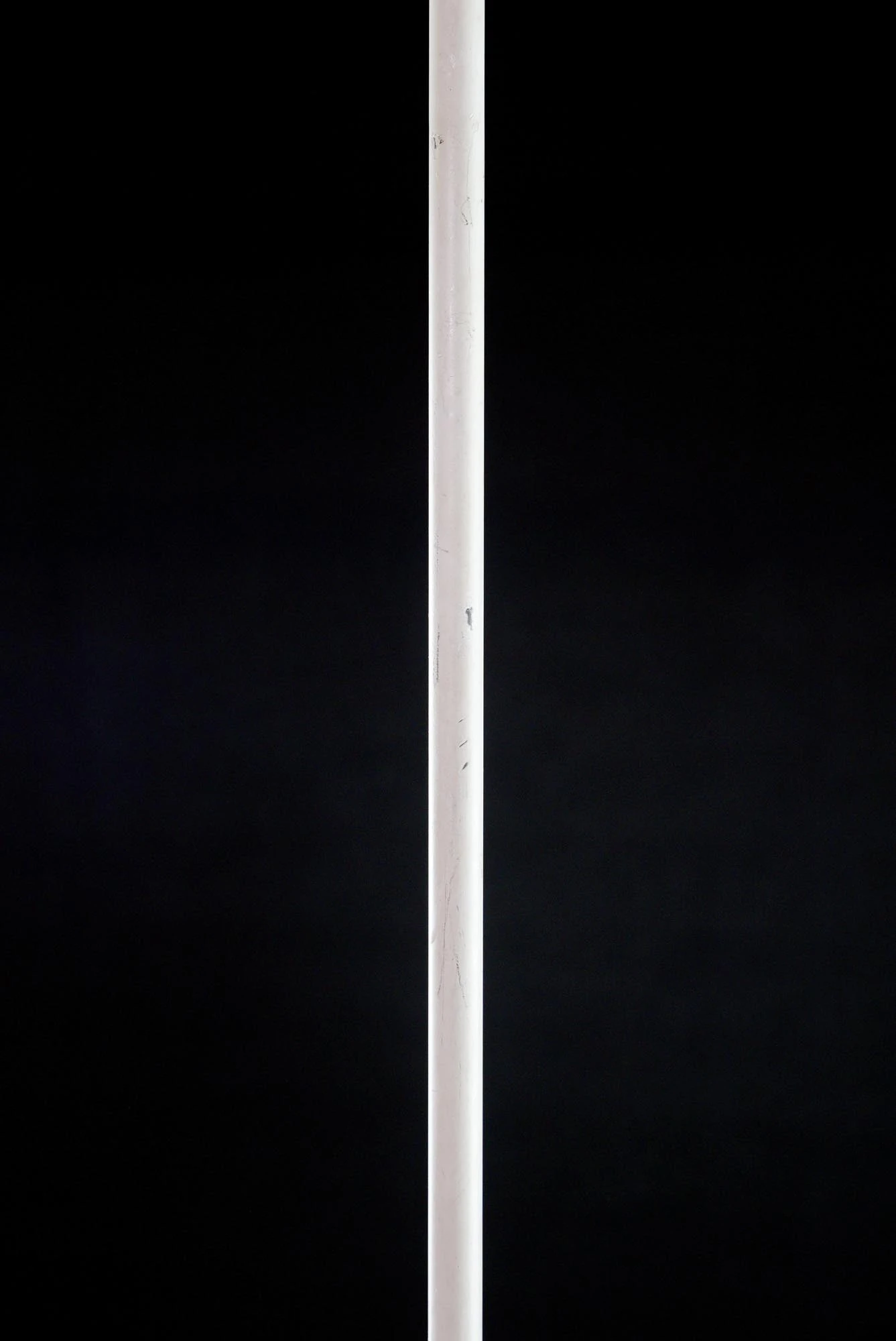 Vintage White Steel Circles Mid Century Modern Pendant Light 11 Vintage White Steel Circles Mid Century Modern Pendant Light - Image 9