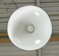 Industrial Green 14 In. Enameled Steel Shade Black Cord Pendant Light 14 Industrial Green 14 In. Enameled Steel Shade Black Cord Pendant Light -OGT Sale Store q282582 05