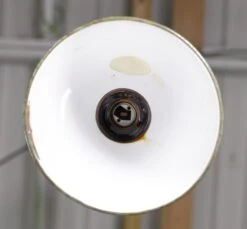 Vintage Industrial 8.325 In. Green Enameled Steel Pendant Light -OGT Sale Store q282600 08