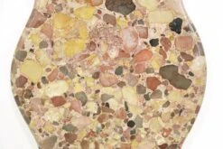 Multi Colored Rounded Edge Marble Tabletop 12 Multi Colored Rounded Edge Marble Tabletop -OGT Sale Store q282604 04