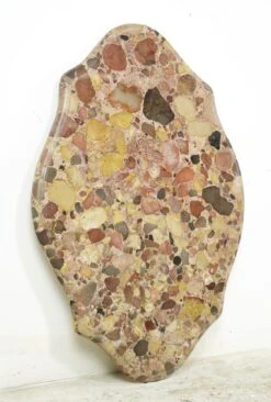 Multi Colored Rounded Edge Marble Tabletop 13 Multi Colored Rounded Edge Marble Tabletop -OGT Sale Store q282604 05