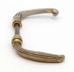 Pair Of Vintage French Brass Lever Door Knobs 12 Pair Of Vintage French Brass Lever Door Knobs -OGT Sale Store q282667 04