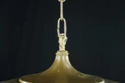 Traditional Floral White Glass Globe Brass Chain Pendant Light 20 Traditional Floral White Glass Globe Brass Chain Pendant Light -OGT Sale Store q282701 06