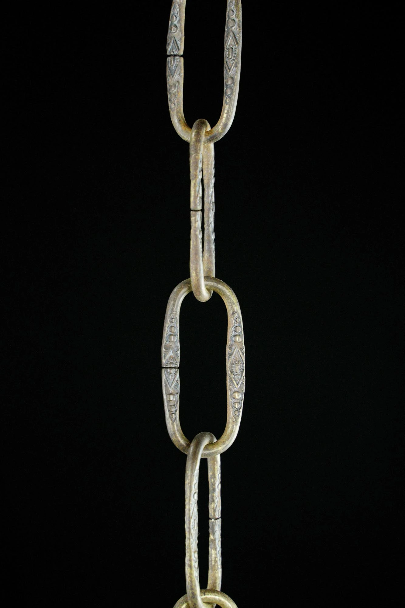 Traditional Floral White Glass Globe Brass Chain Pendant Light 10 Traditional Floral White Glass Globe Brass Chain Pendant Light - Image 8