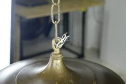 Traditional Floral White Glass Globe Brass Chain Pendant Light 23 Traditional Floral White Glass Globe Brass Chain Pendant Light -OGT Sale Store q282701 09