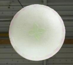 Traditional Floral White Glass Globe Brass Chain Pendant Light 26 Traditional Floral White Glass Globe Brass Chain Pendant Light -OGT Sale Store q282701 12