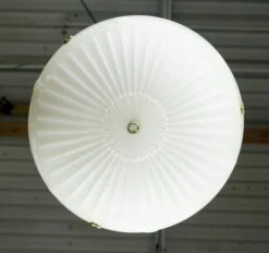 Victorian Urn White Cast Glass Dish Brass Pendant Light 25 Victorian Urn White Cast Glass Dish Brass Pendant Light -OGT Sale Store q282702 12