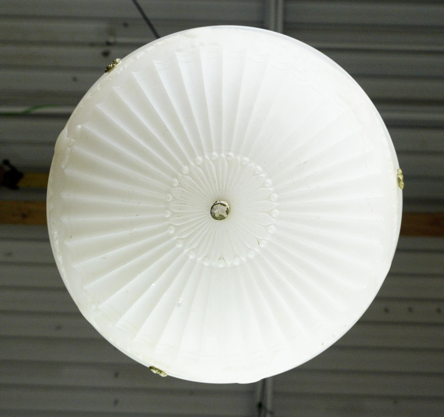 Victorian Urn White Cast Glass Dish Brass Pendant Light 14 Victorian Urn White Cast Glass Dish Brass Pendant Light - Image 12