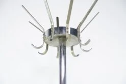 Vintage Stainless Steel Double Hook Coat Rack -OGT Sale Store q282741 04