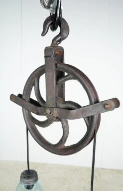 Repurposed Industrial Steel Pulley Glass Mason Jars Pendant Light 17 Repurposed Industrial Steel Pulley Glass Mason Jars Pendant Light -OGT Sale Store q282785 06