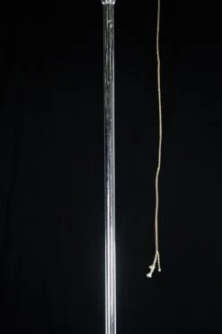 1950s Mid Century White Milk Glass Saucer Steel Pole Pendant Light 18 1950s Mid Century White Milk Glass Saucer Steel Pole Pendant Light -OGT Sale Store q282787 06