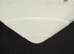 Foliate Milk Glass Dish Pendant Light With Steel Pole 21 Foliate Milk Glass Dish Pendant Light With Steel Pole -OGT Sale Store q282789 09