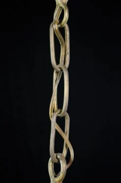 Antique 15 In. Schoolhouse White Milk Glass & Brass Chain Pendant Light 16 Antique 15 In. Schoolhouse White Milk Glass & Brass Chain Pendant Light -OGT Sale Store q282794 05