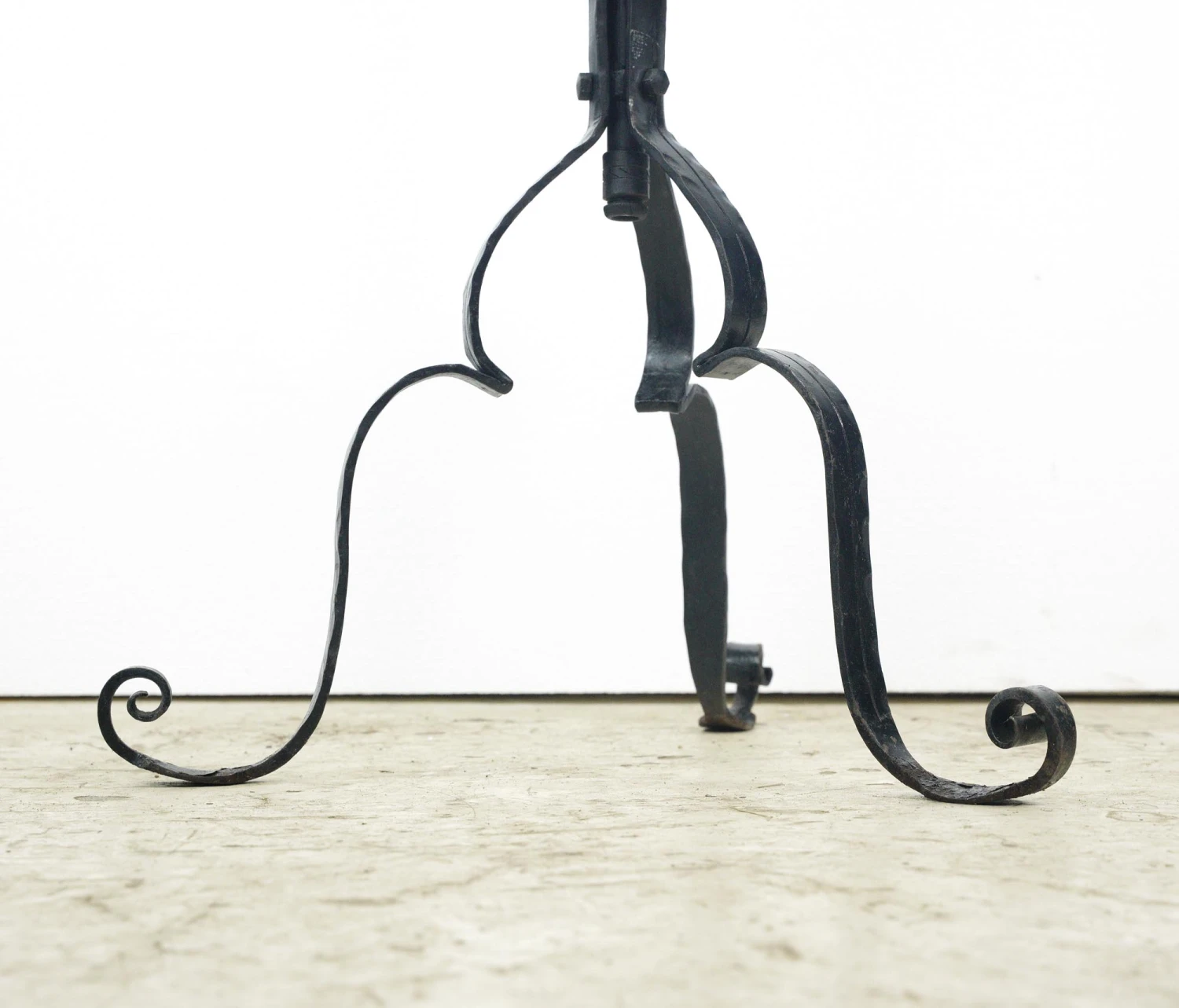 Antique Wrought Iron Swag Pendant Light Stand 8 Antique Wrought Iron Swag Pendant Light Stand - Image 6