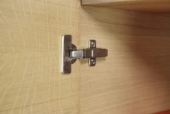 Modern Red Steel & Pine Top Enclosed Desk With Built-in Outlet 26 Modern Red Steel & Pine Top Enclosed Desk With Built-in Outlet -OGT Sale Store q282826 09