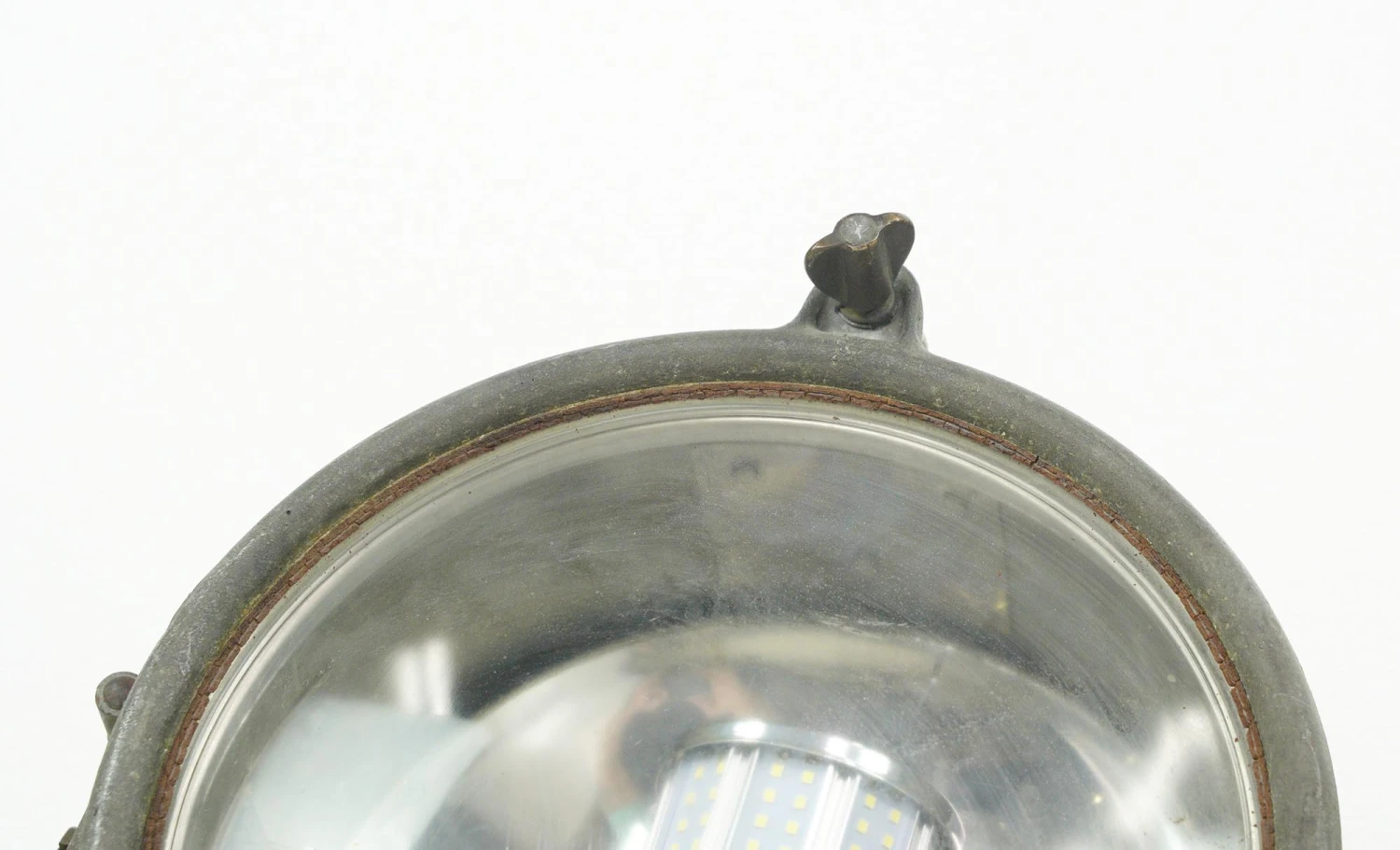 Reclaimed Steel Golden Glow Flood Nautical Industrial Light 6 Reclaimed Steel Golden Glow Flood Nautical Industrial Light - Image 4