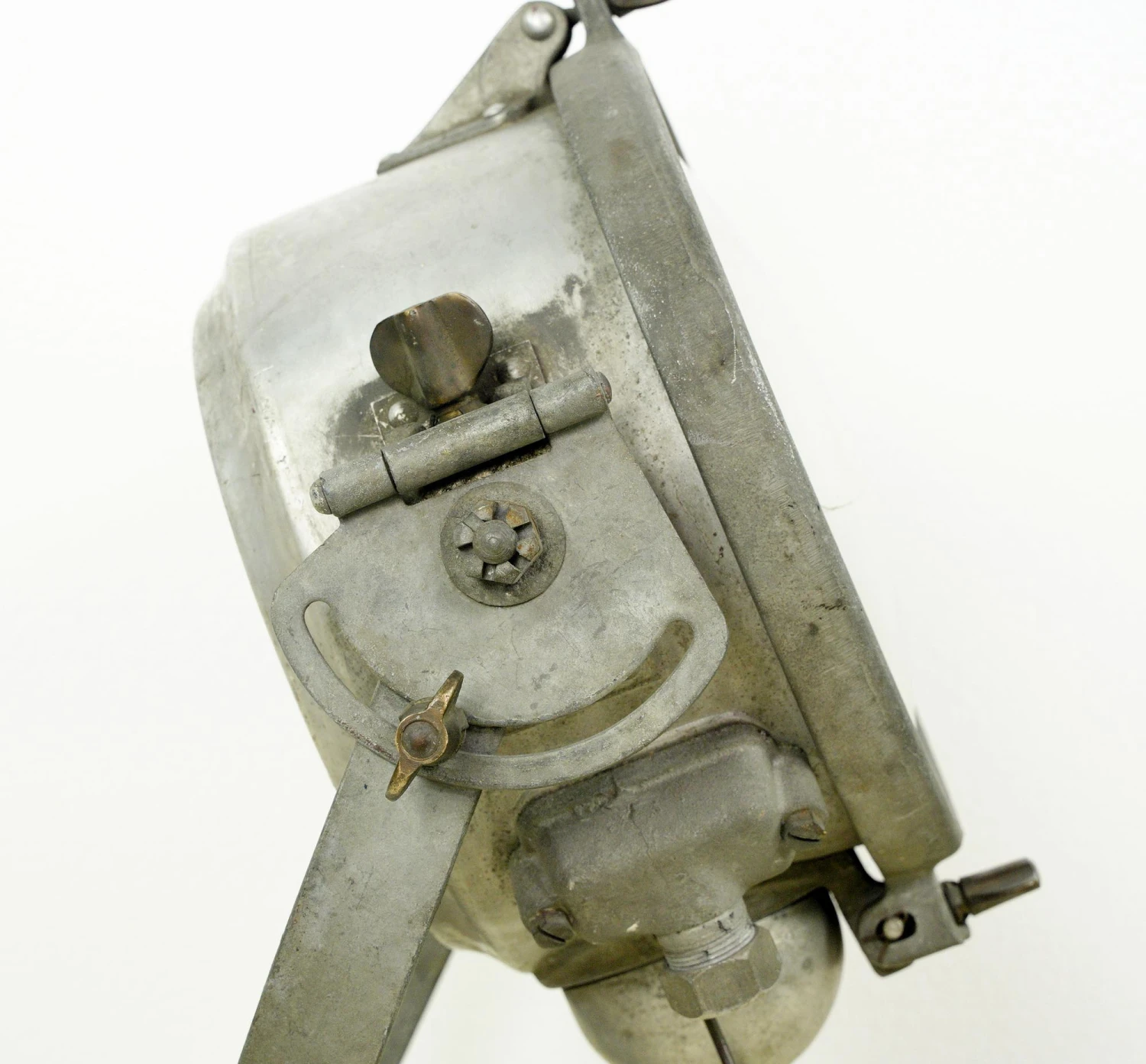 Reclaimed Steel Golden Glow Flood Nautical Industrial Light 8 Reclaimed Steel Golden Glow Flood Nautical Industrial Light - Image 6