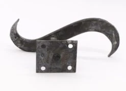 Antique Hand Forged Black Wrought Iron Shutter Dog 11 Antique Hand Forged Black Wrought Iron Shutter Dog -OGT Sale Store q282892 05